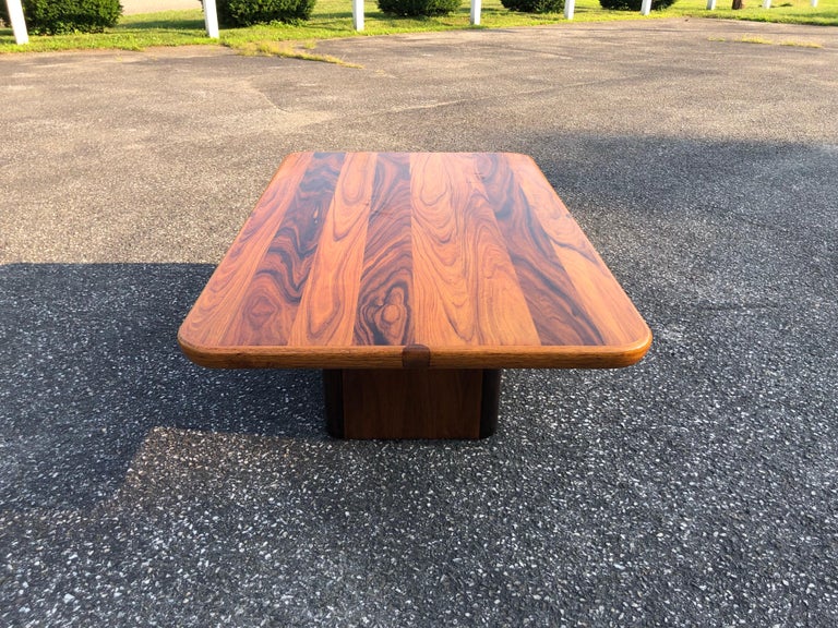 Midcentury Danish Rosewood Coffee Table by Jensen Frokjaer at 1stDibs