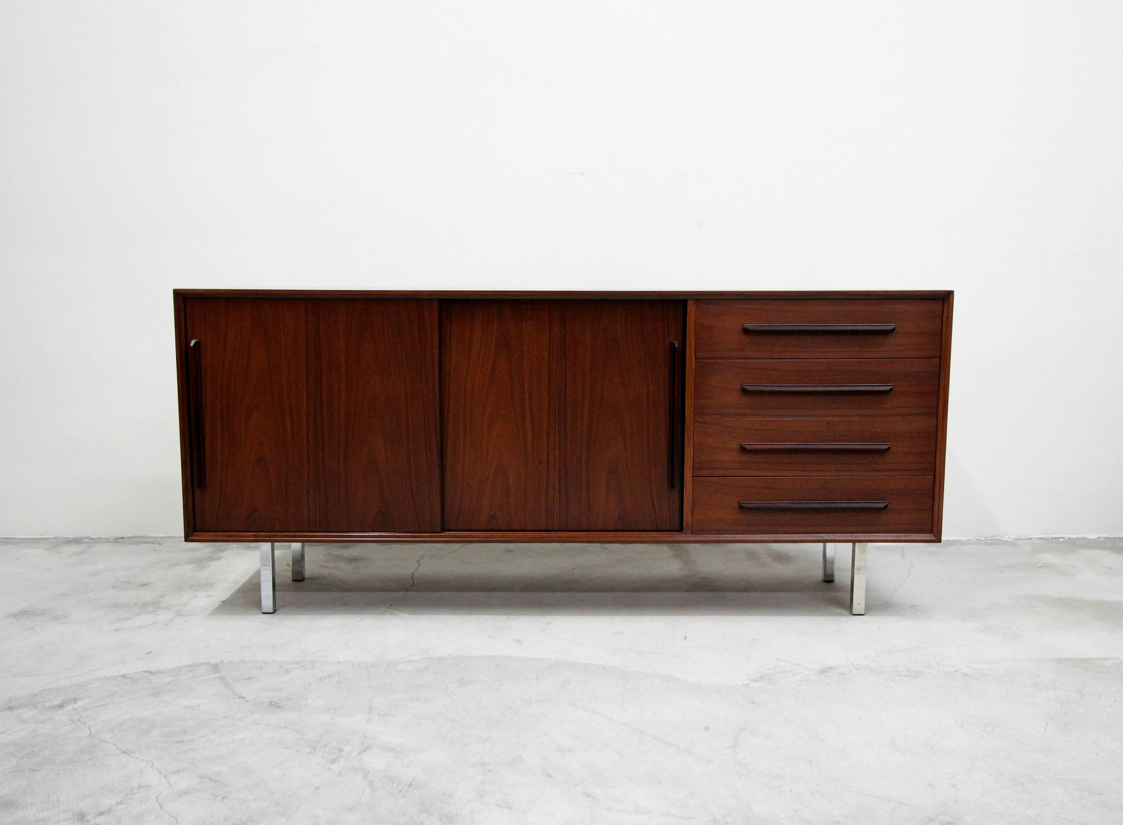 Mid-Century Modern Midcentury Danish Rosewood Credenza