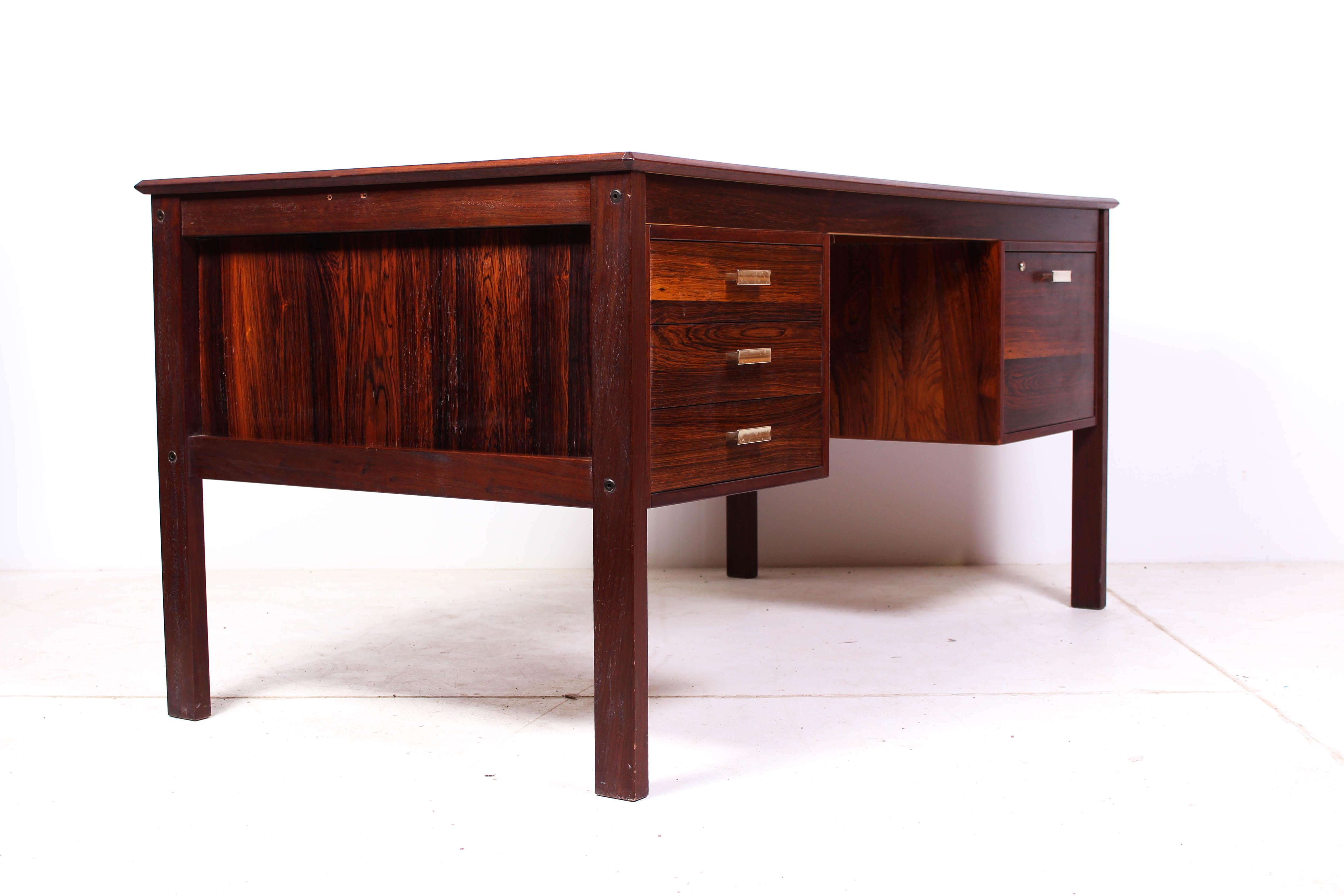 Midcentury Danish Rosewood Desk, 1950s 3