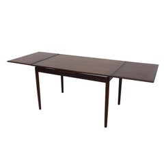 Midcentury Danish Rosewood Dining Table with Leaves