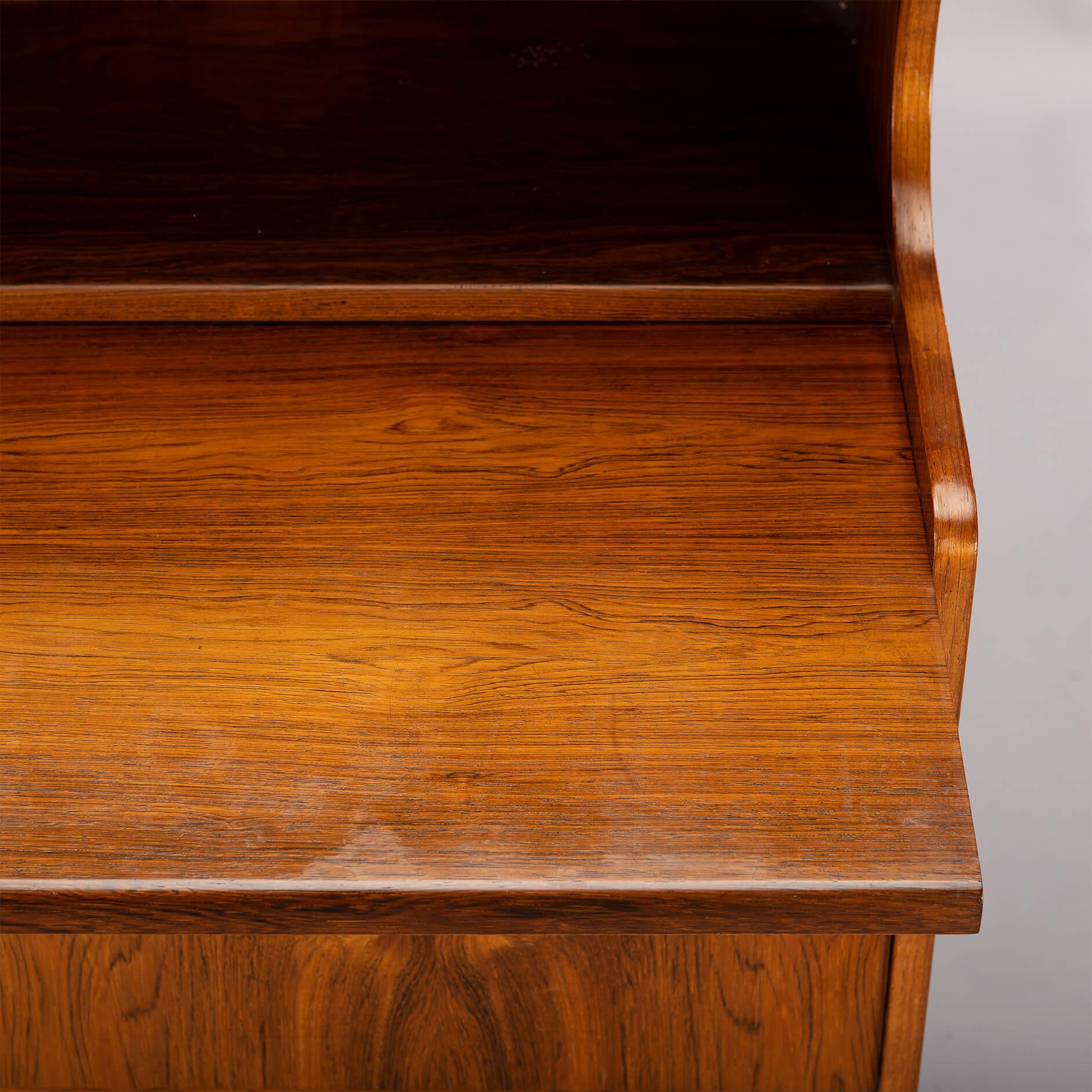 Midcentury Danish Rosewood Secrétaire, 1960s For Sale 8