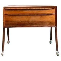 Used Midcentury Danish Rosewood Sewing Table, 1960s