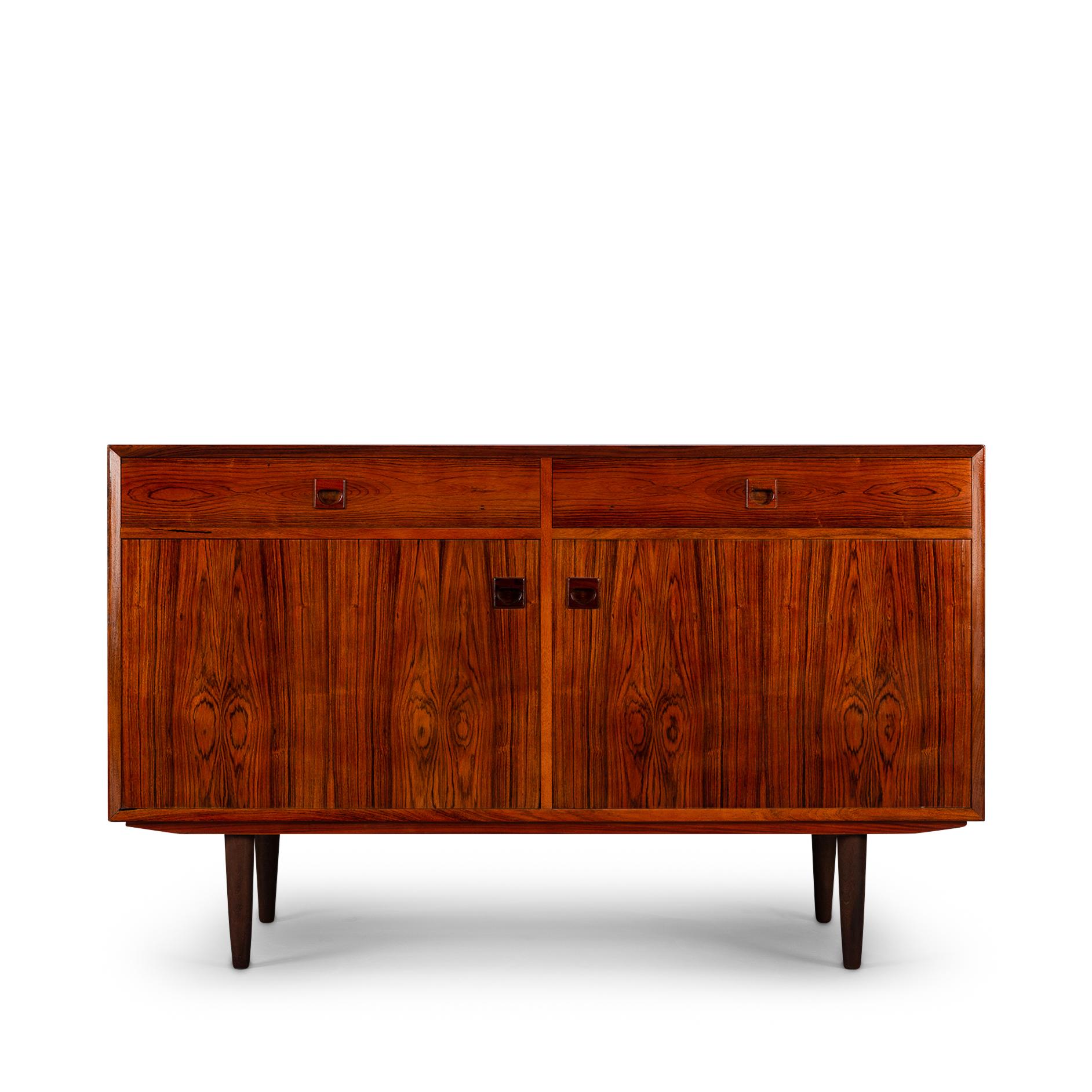 Midcentury Danish Rosewood Sideboard by E. Brouer for Brouer Møbelfabrik, 1960s In Good Condition In Elshout, NL