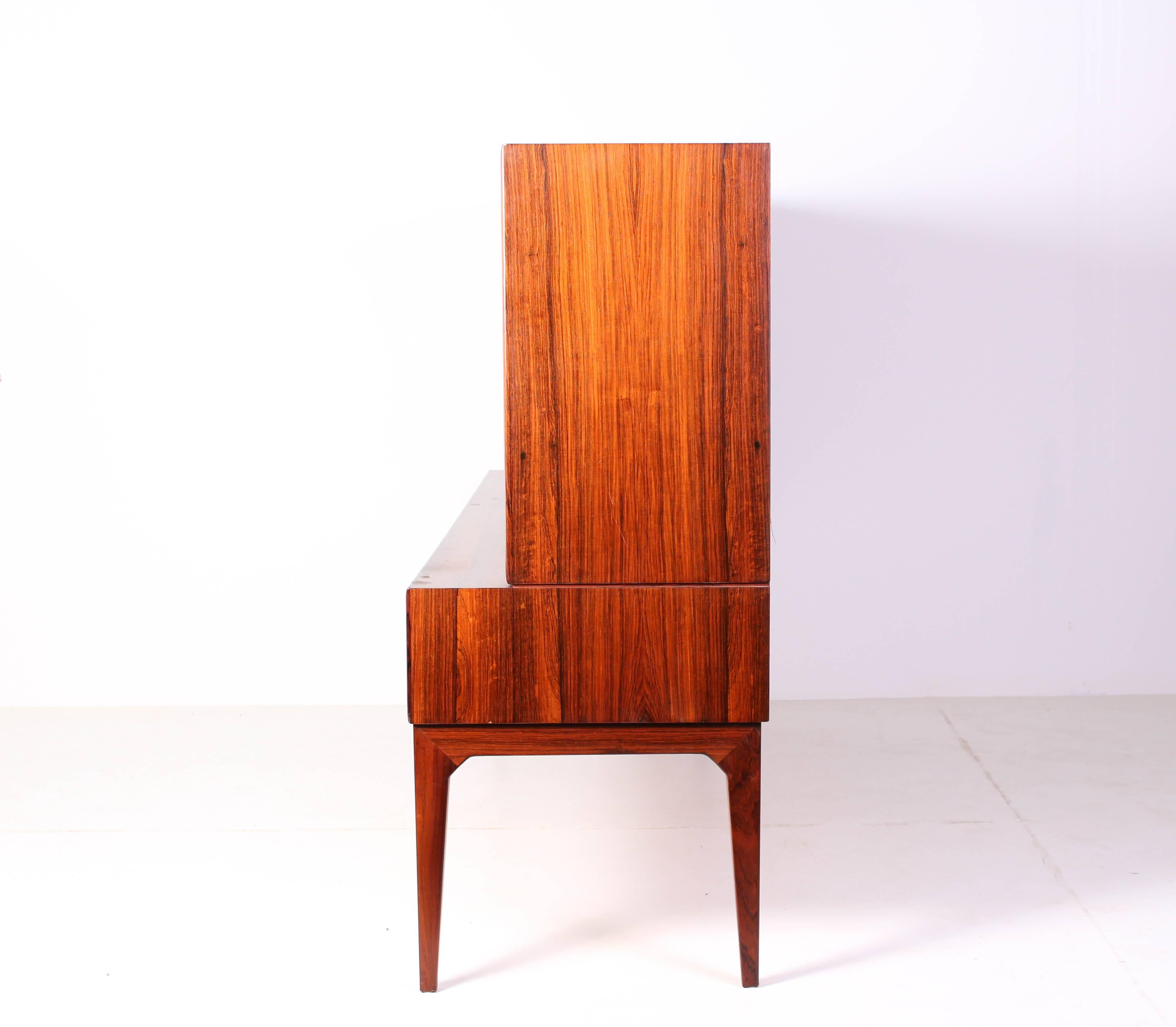 Midcentury Danish Rosewood Sideboard by Severin Hansen For Sale 11