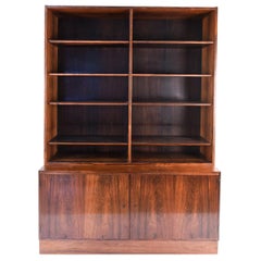 Midcentury Danish Rosewood Wall Unit by Omann Jun