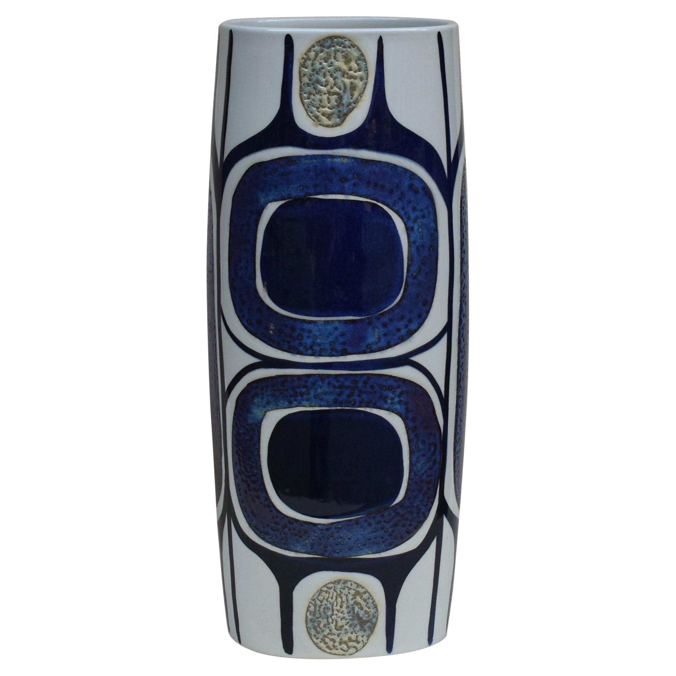 Midcentury Danish Royal Copenhagen Tenera Tall Vase Decor by Inge-Lise Koefoed