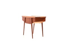Midcentury Danish Sewing Table in Teak