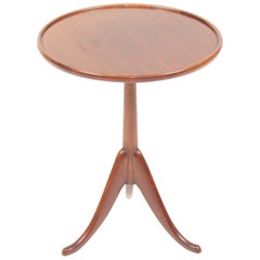 Midcentury Danish Side Table, Mahogany by Lysberg Hansen & Terp, 1950s