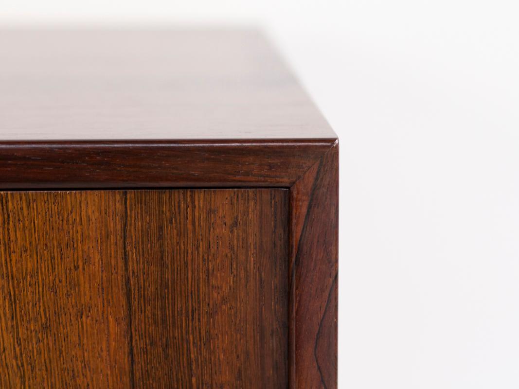 Midcentury Danish Sideboard in Rosewood with 2 Doors, 1960s In Good Condition In Beveren, BE