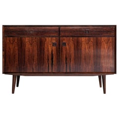 Midcentury Danish Sideboard in Rosewood with 2 Doors and 2 Drawers by Brouer