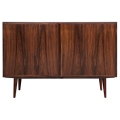 Midcentury Danish Sideboard in Rosewood with 2 Doors by Omann Jun, 1960s