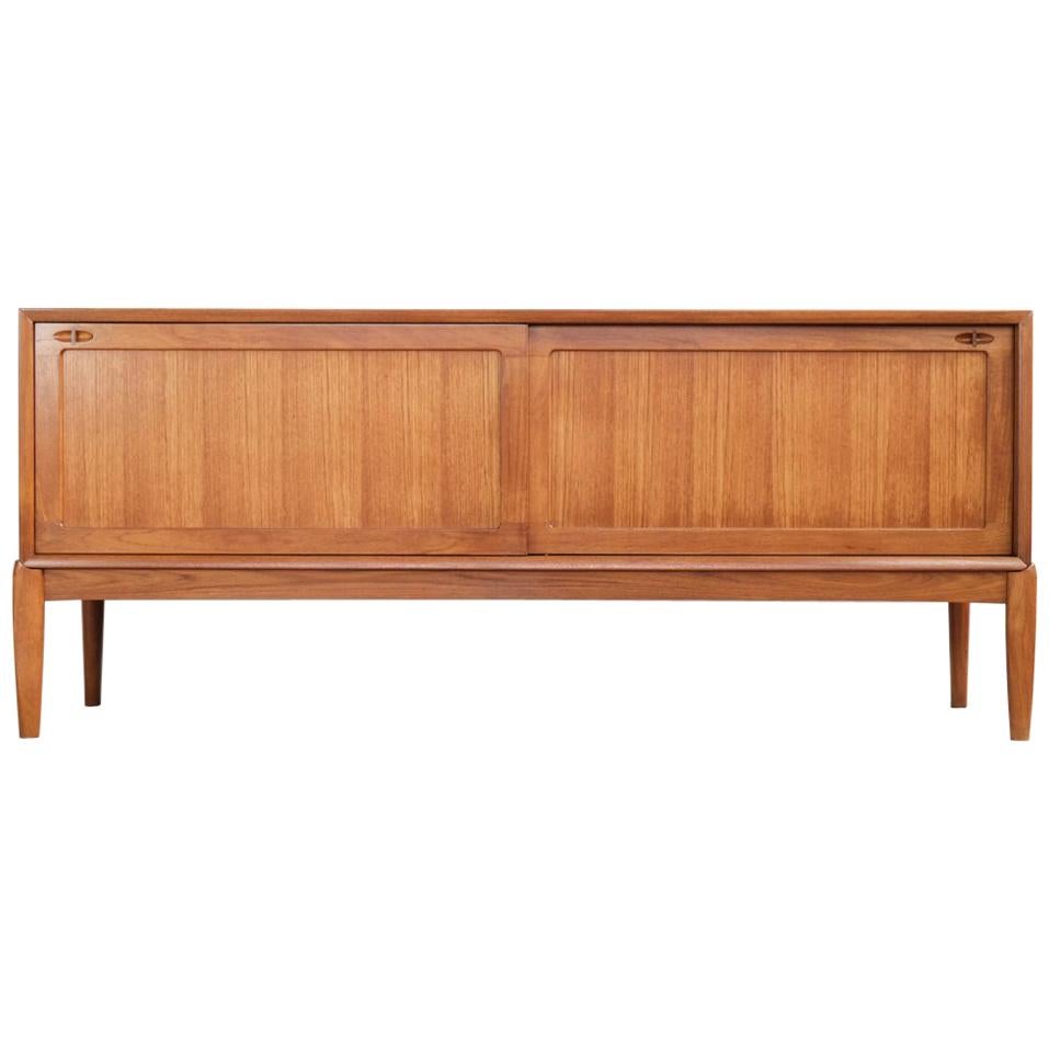 Midcentury Danish Sideboard in Teak by HW Klein for Bramin For Sale