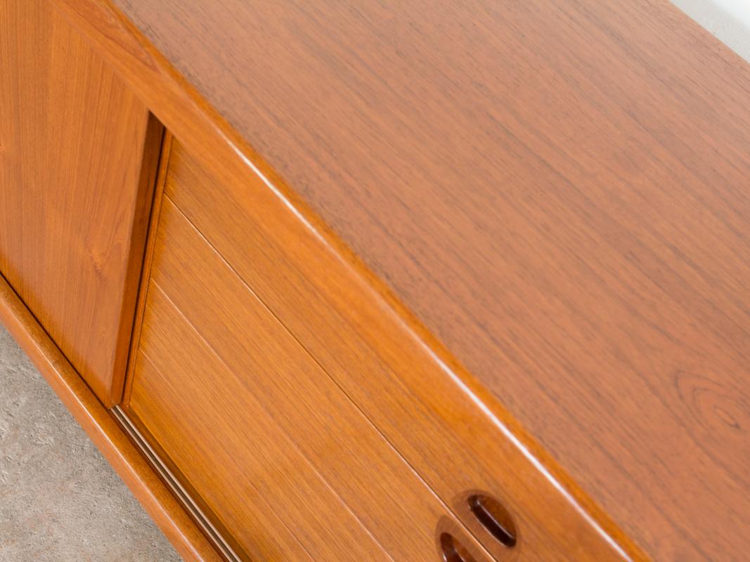 Midcentury Danish Sideboard in Teak by HW Klein for Bramin with Rounded Edges 2