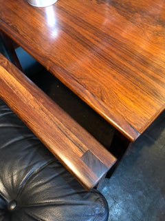 Midcentury Danish Sofa Set by Illum Wikkelso, Rosewood and Leather.
