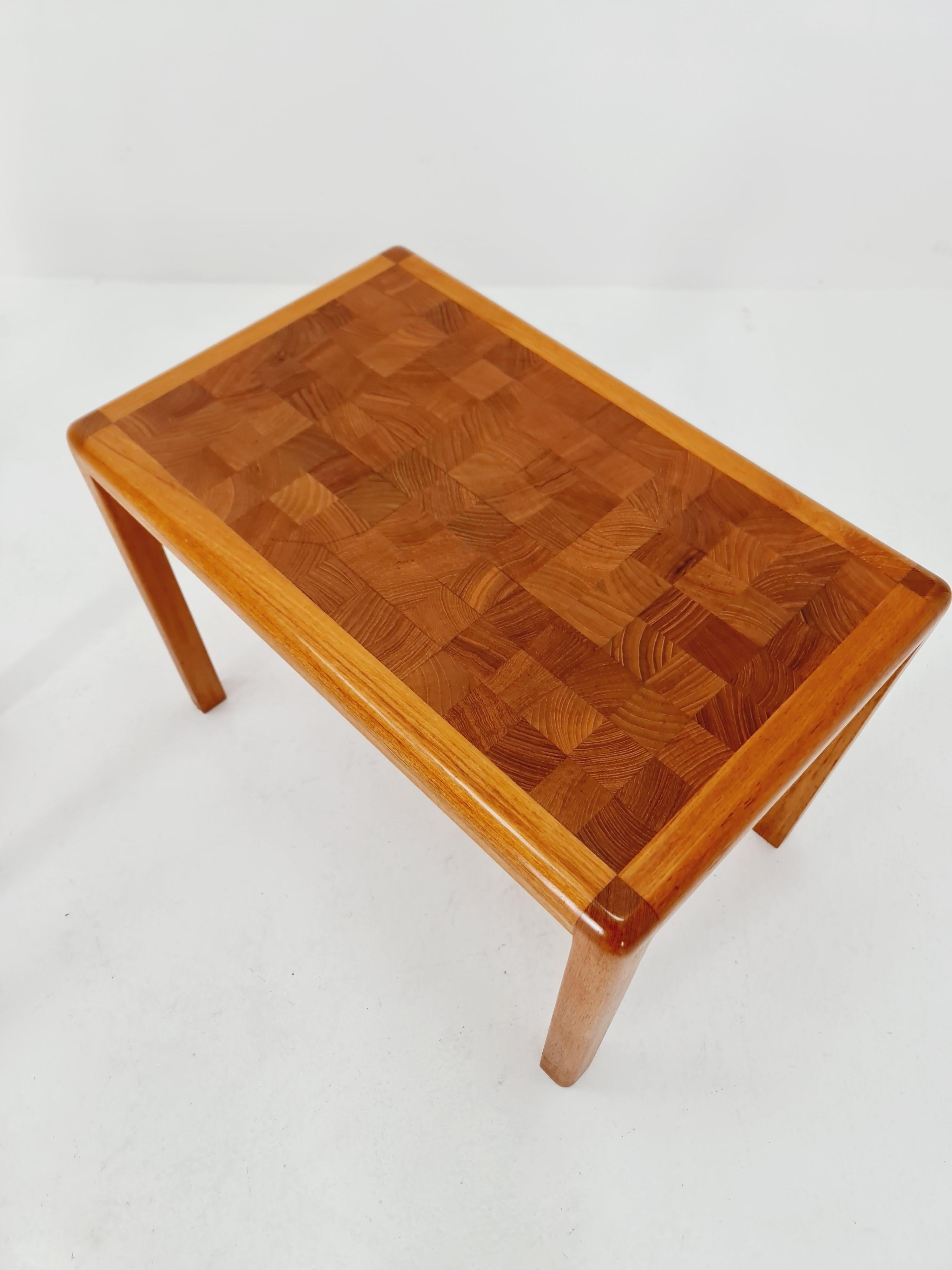 Midcentury Danish  Solid  teak Nesting Tables by Rold Middelboe , 1960s im Angebot 1