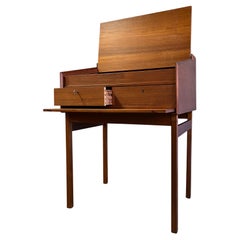 Midcentury Danish Standing Writing or Drafting Teak Desk