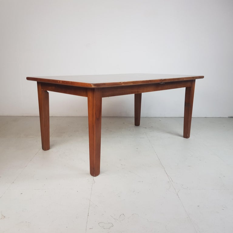 Midcentury Danish Style Extending Rosewood Dining Table