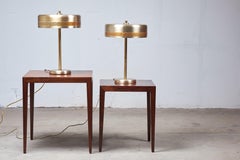 Midcentury Danish Table Lamps from Vitrika, Set of 2