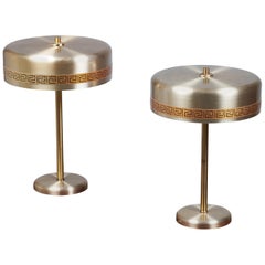 Midcentury Danish Table Lamps from Vitrika, Set of 2