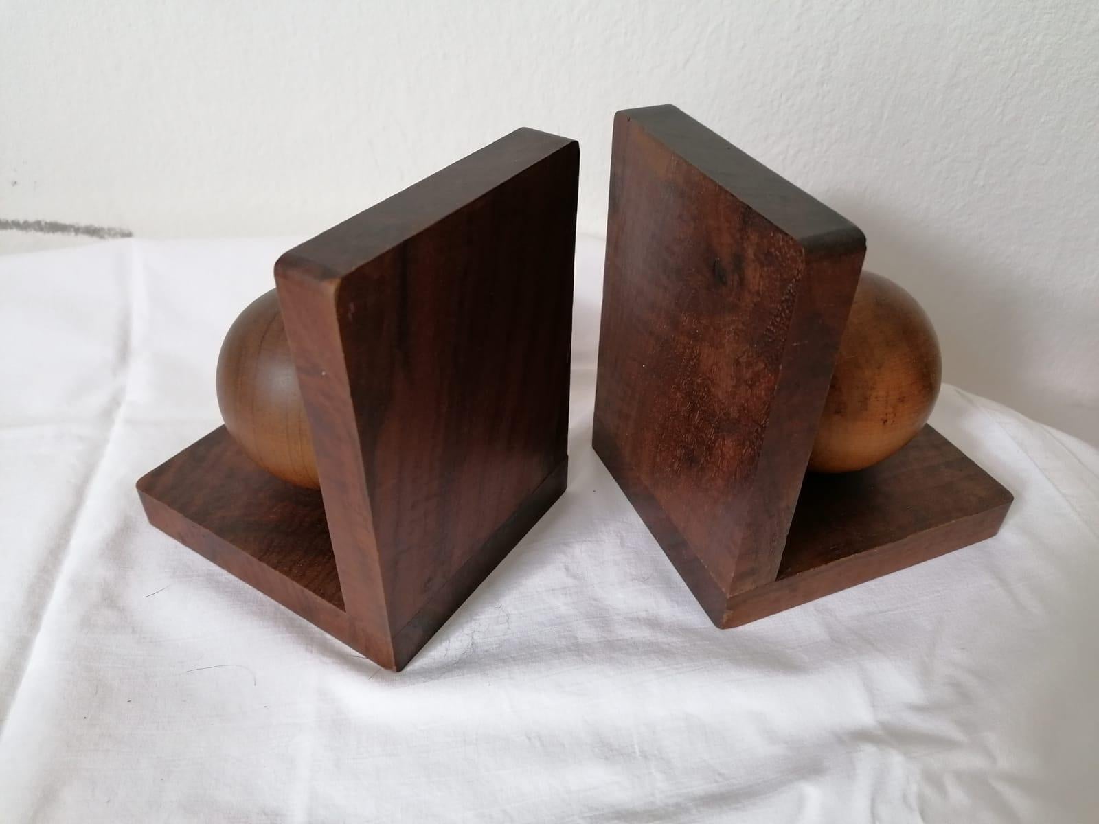 Midcentury Danish Teak Bookends In Good Condition In Vienna, AT