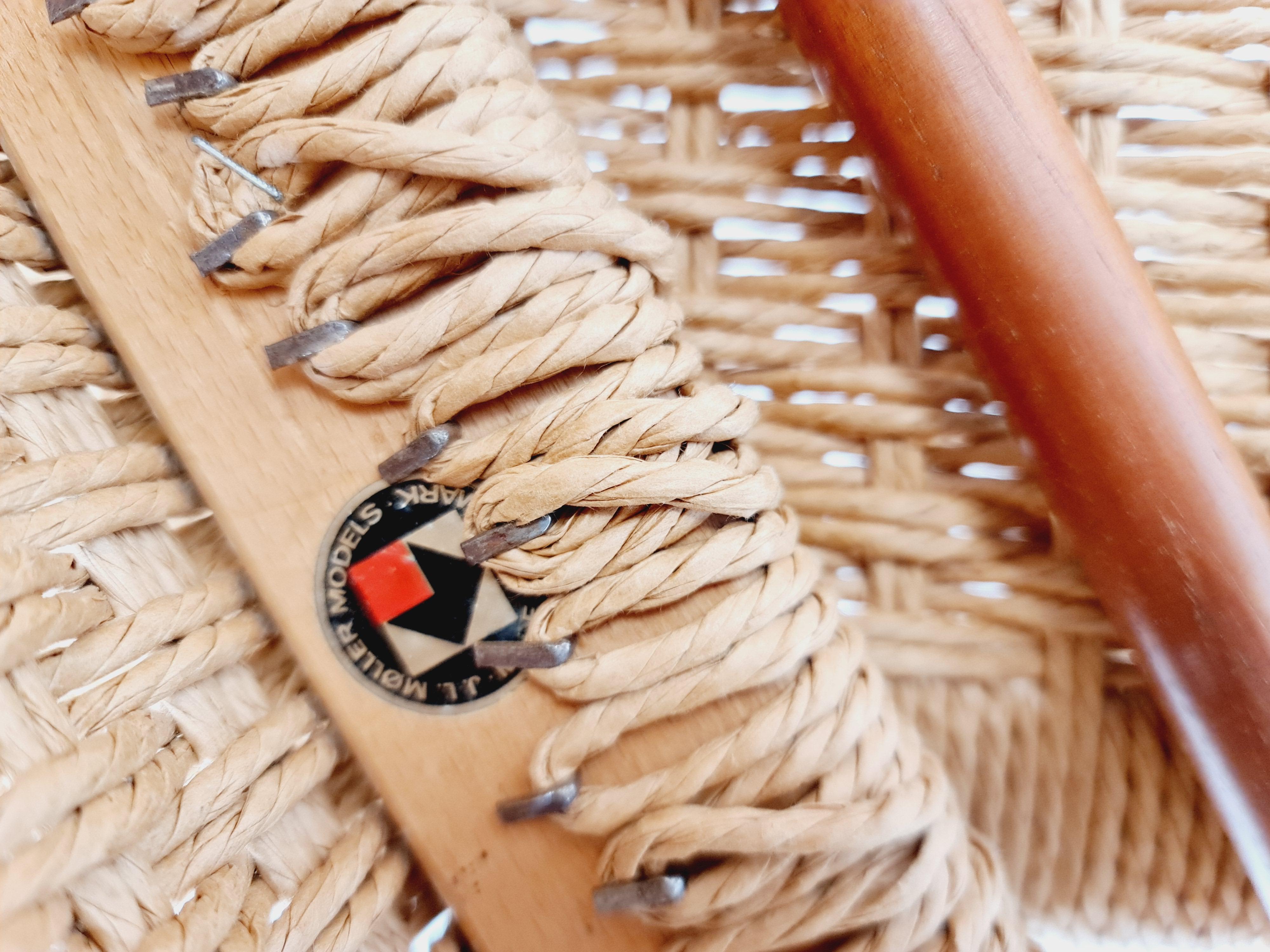 Sedie da pranzo danesi di metà secolo in teak Niels O.Moller Modell 75, anni '60, set di 4 in vendita 5