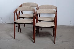 Midcentury Danish Teak Dining Chairs, Set of 4