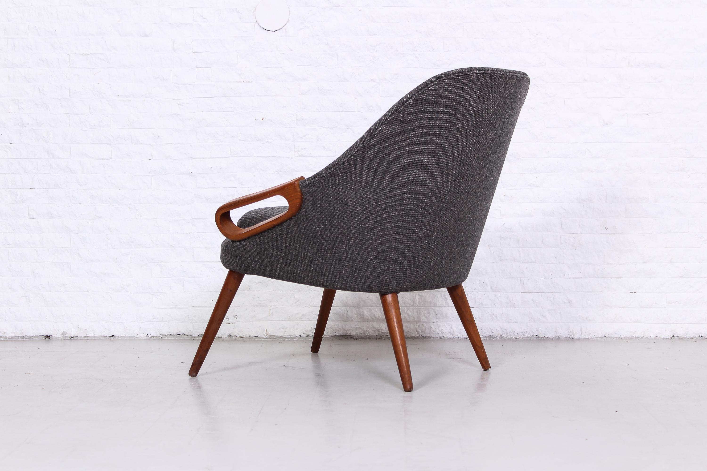 Mid-20th Century Midcentury Danish Teak Easy Chair, 1950s For Sale