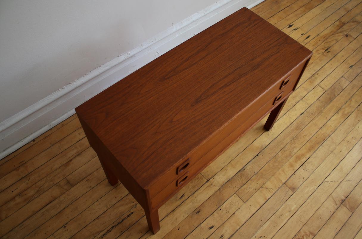 Midcentury Danish Teak Nightstand 6