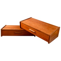 Midcentury Danish Teak Nightstands by Poul Volther