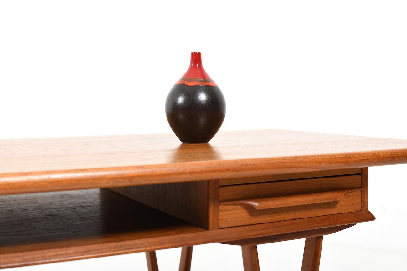 Midcentury Danish Teak Sofa Table by E. W. Bach for Toften Møbelfabrik For Sale 6