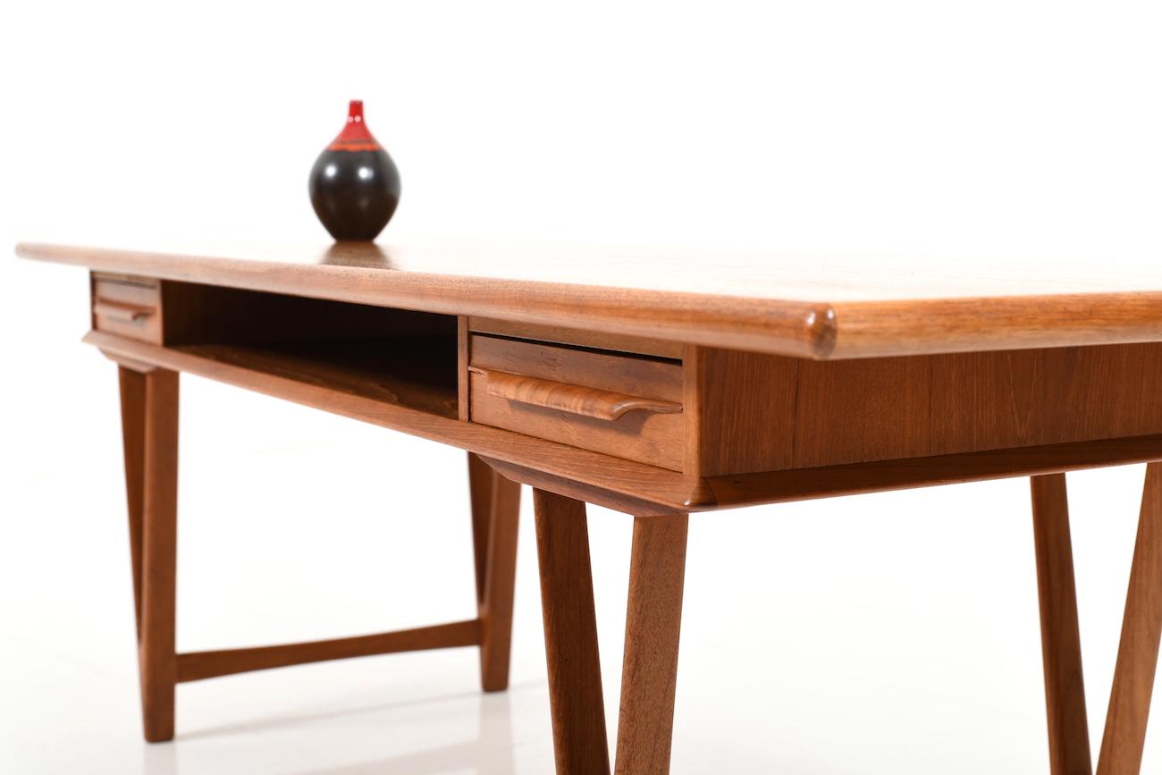 Mid-20th Century Midcentury Danish Teak Sofa Table by E. W. Bach for Toften Møbelfabrik For Sale