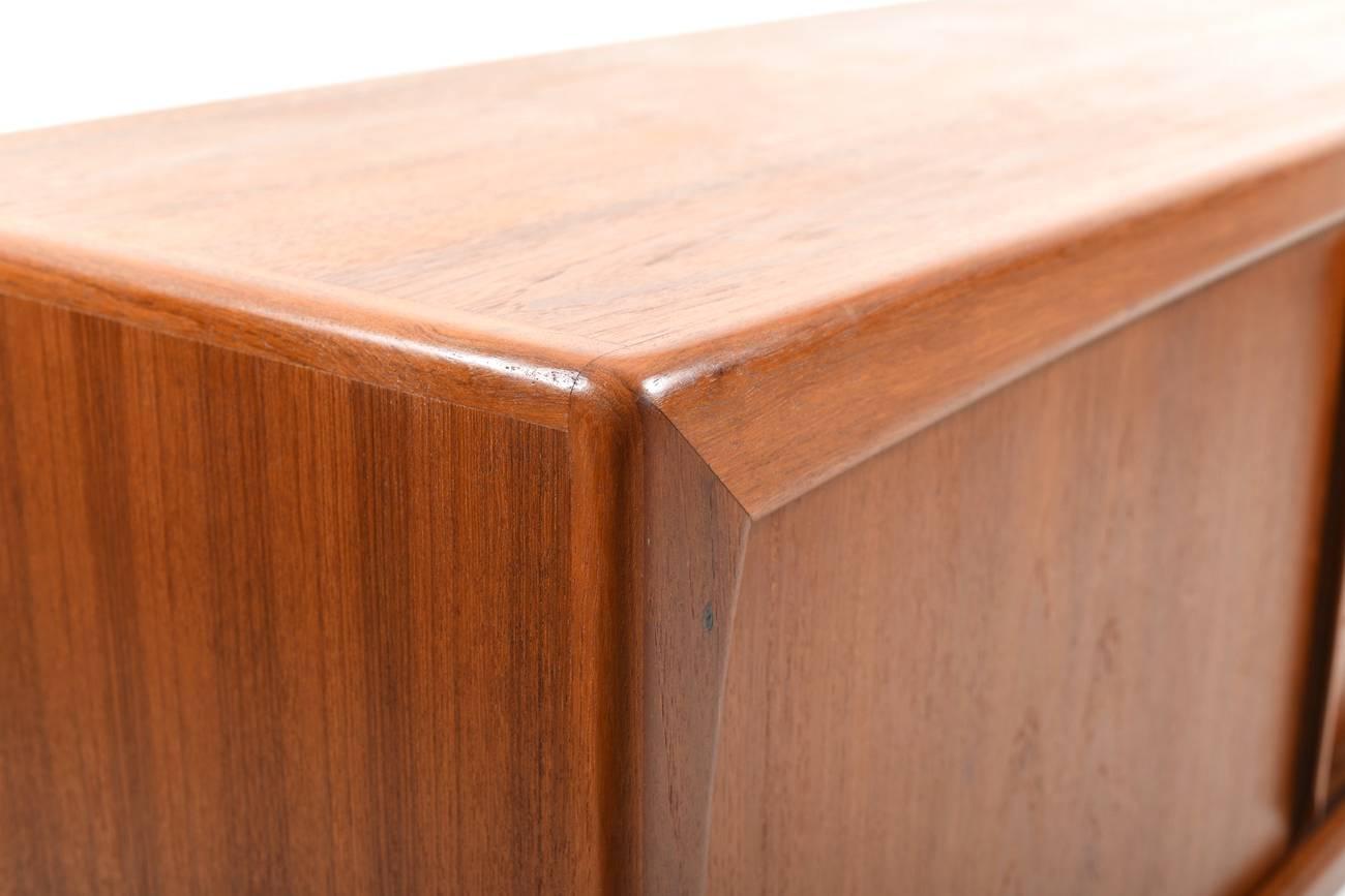 Midcentury Danish Teak Wooden Sideboard by H. P. Hansen For Sale 5
