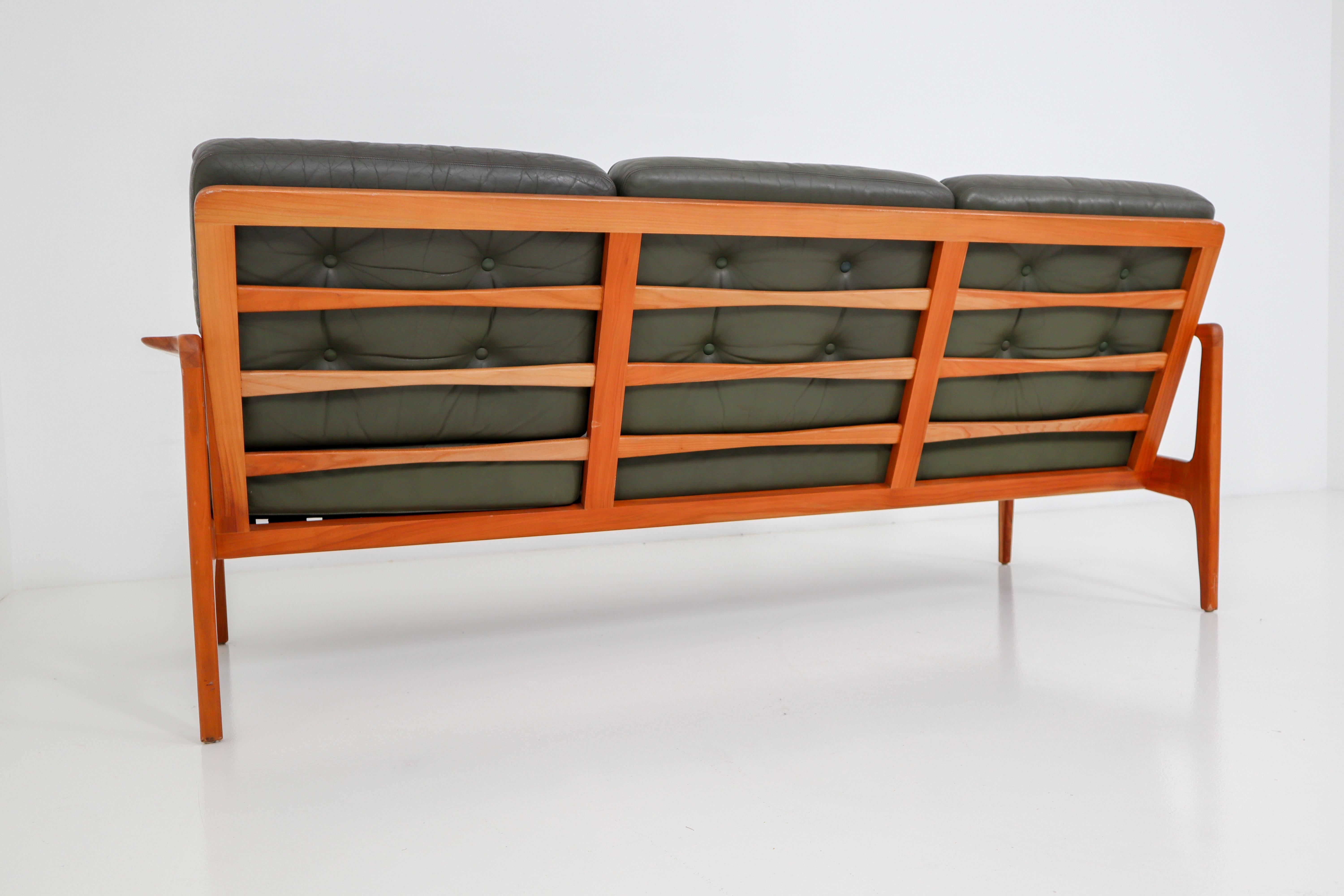 Scandinavian Modern Midcentury Danish Three-Seat Sofa by Arne Wahl Iversen, Denmark, 1960s