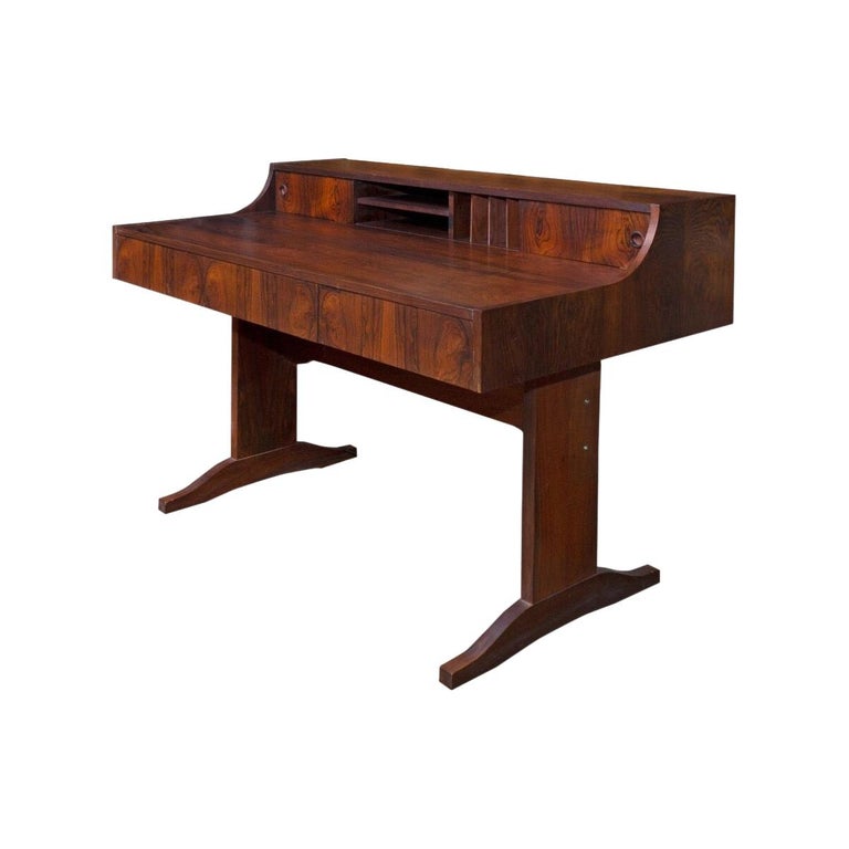 Danish trestle desk, ca. 1960, offered by Metropolis Modern