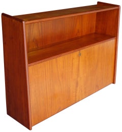 Midcentury Danish Wall Mounted Cabinet by Arne Wahl Iversen