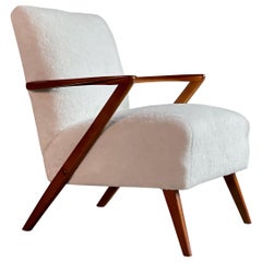 Vintage Midcentury Danish ‘Z’ Armchair in the Manner of Poul Jensen, circa 1950s