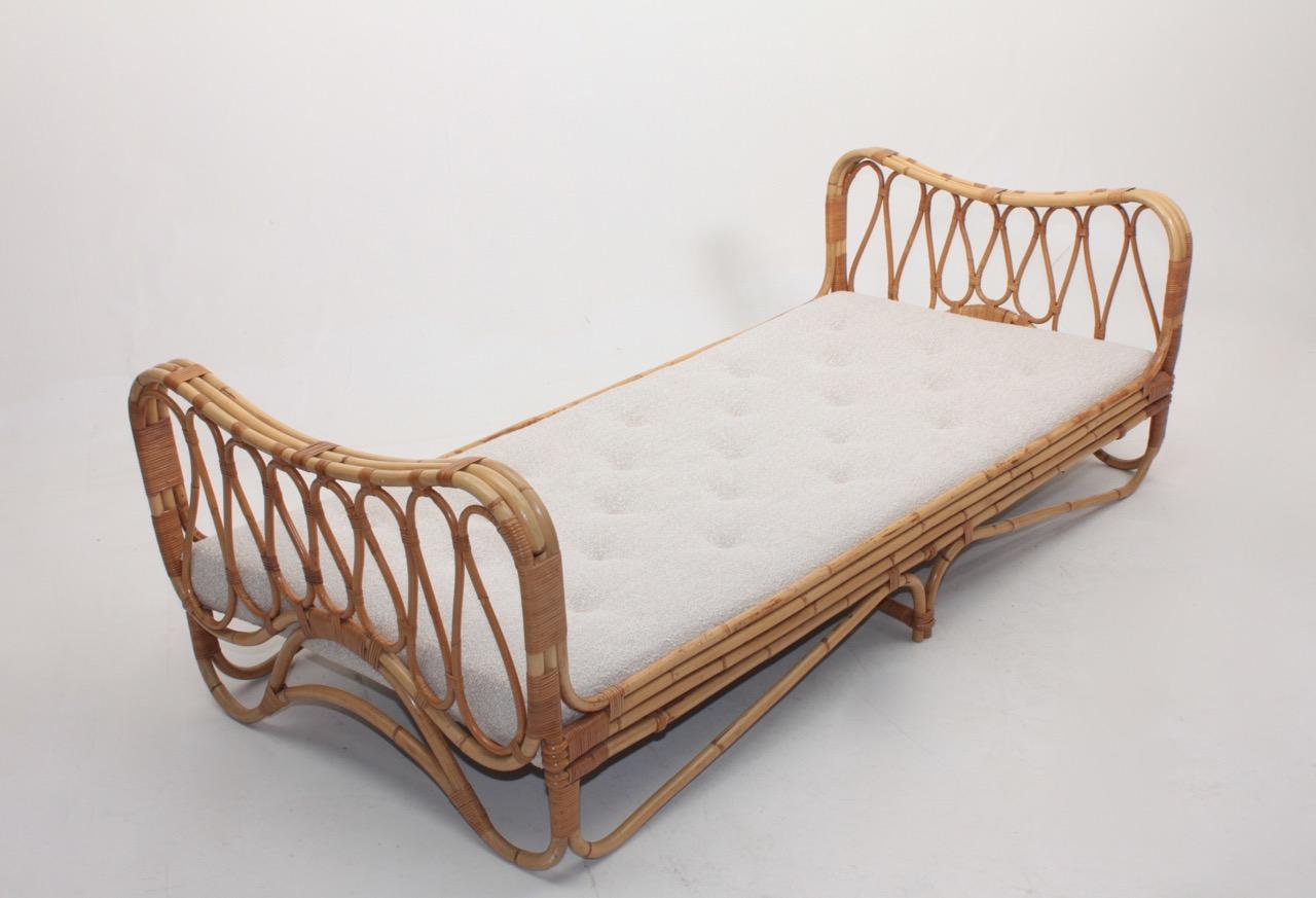 Great looking daybed in bamboo, designed and made in Denmark, 1950s. Great original condition.