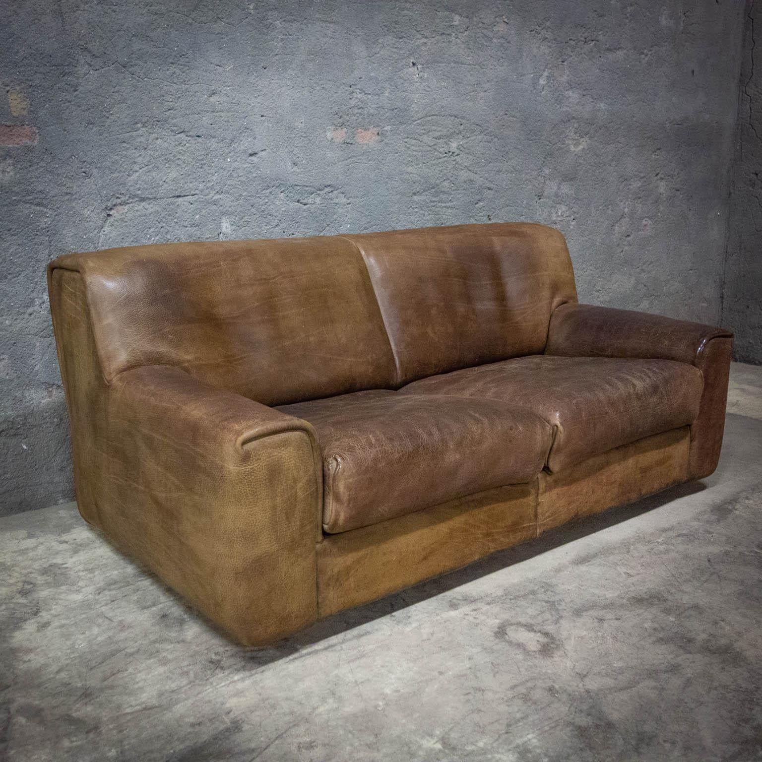 Midcentury De Sede Exclusiv Model DS42 Sofa, Brown Leather, Switzerland, 1970s 6