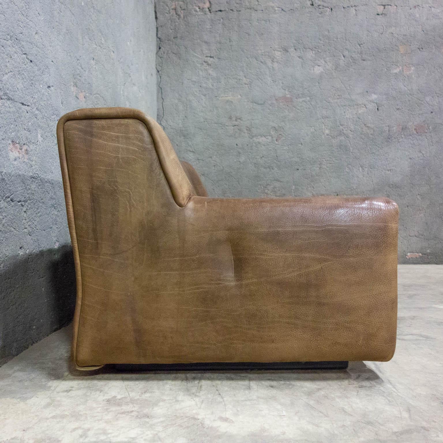 Mid-Century Modern Midcentury De Sede Exclusiv Model DS42 Sofa, Brown Leather, Switzerland, 1970s