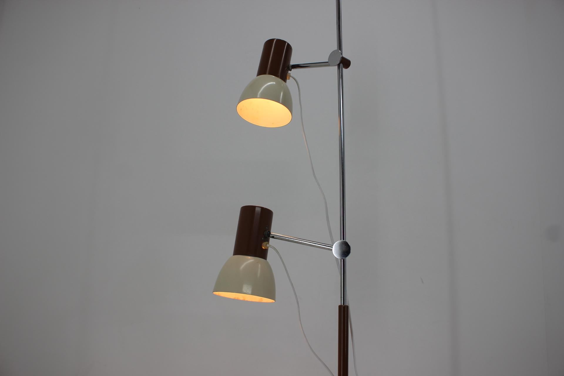 Mid-Century Modern Midcentury Design Adjustable Floor Lamp, 1970s For Sale