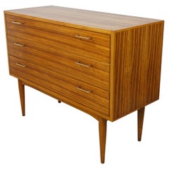 Midcentury Design and Danish Look Teak Wooden Chest of Drawers