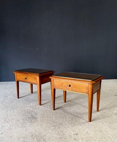 Midcentury Design Bedside Cabinet set, Italy 1950's