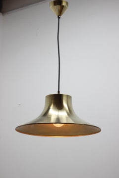 Ciondolo in ottone di design del Mid-Century di Napako, anni '70