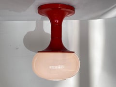 Lámpara de techo de diseño de mediados de siglo, empotrable, años 70 / Alemania DDR