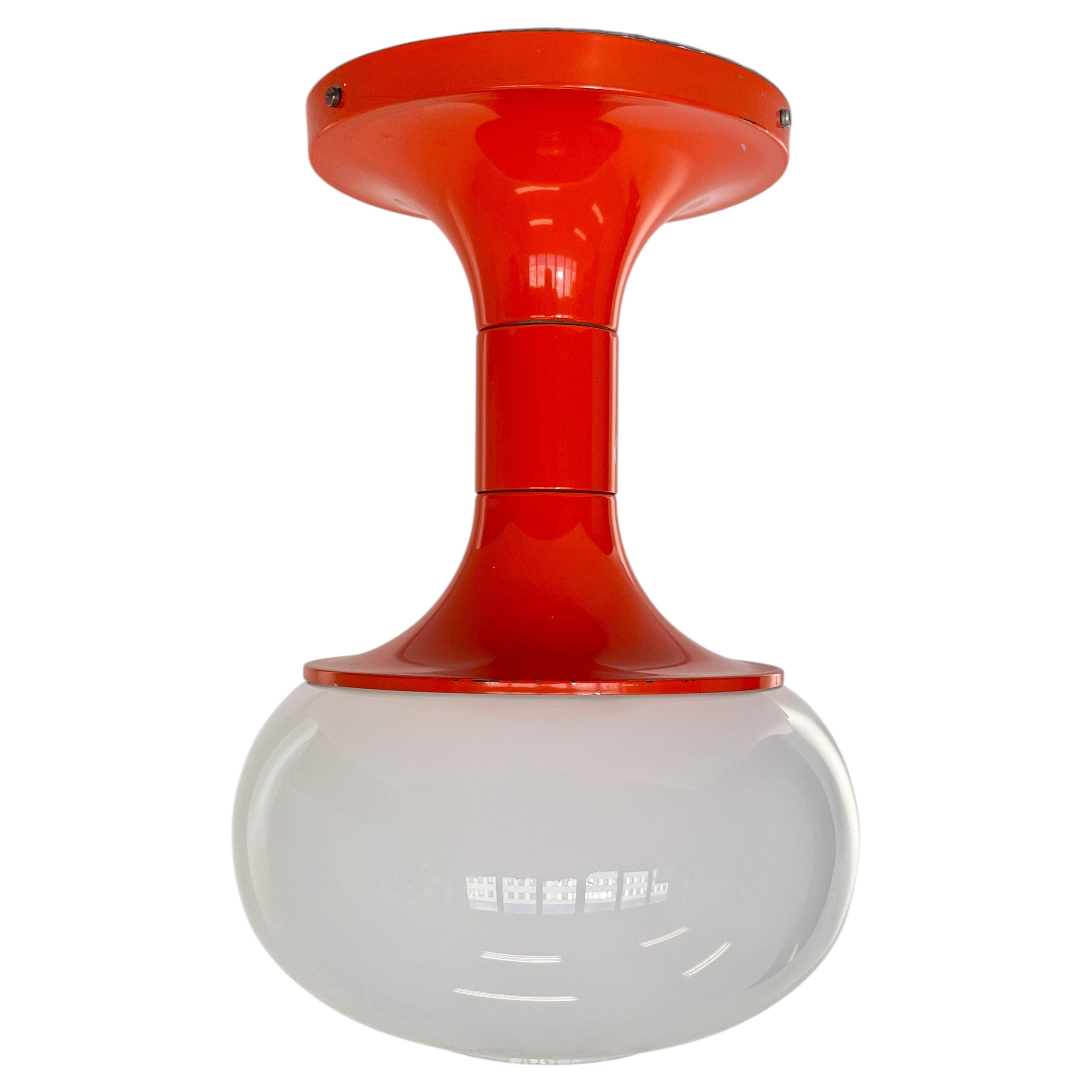 Midcentury Design Ceiling Lamp, Flushmount, 1970s / Germany DDR