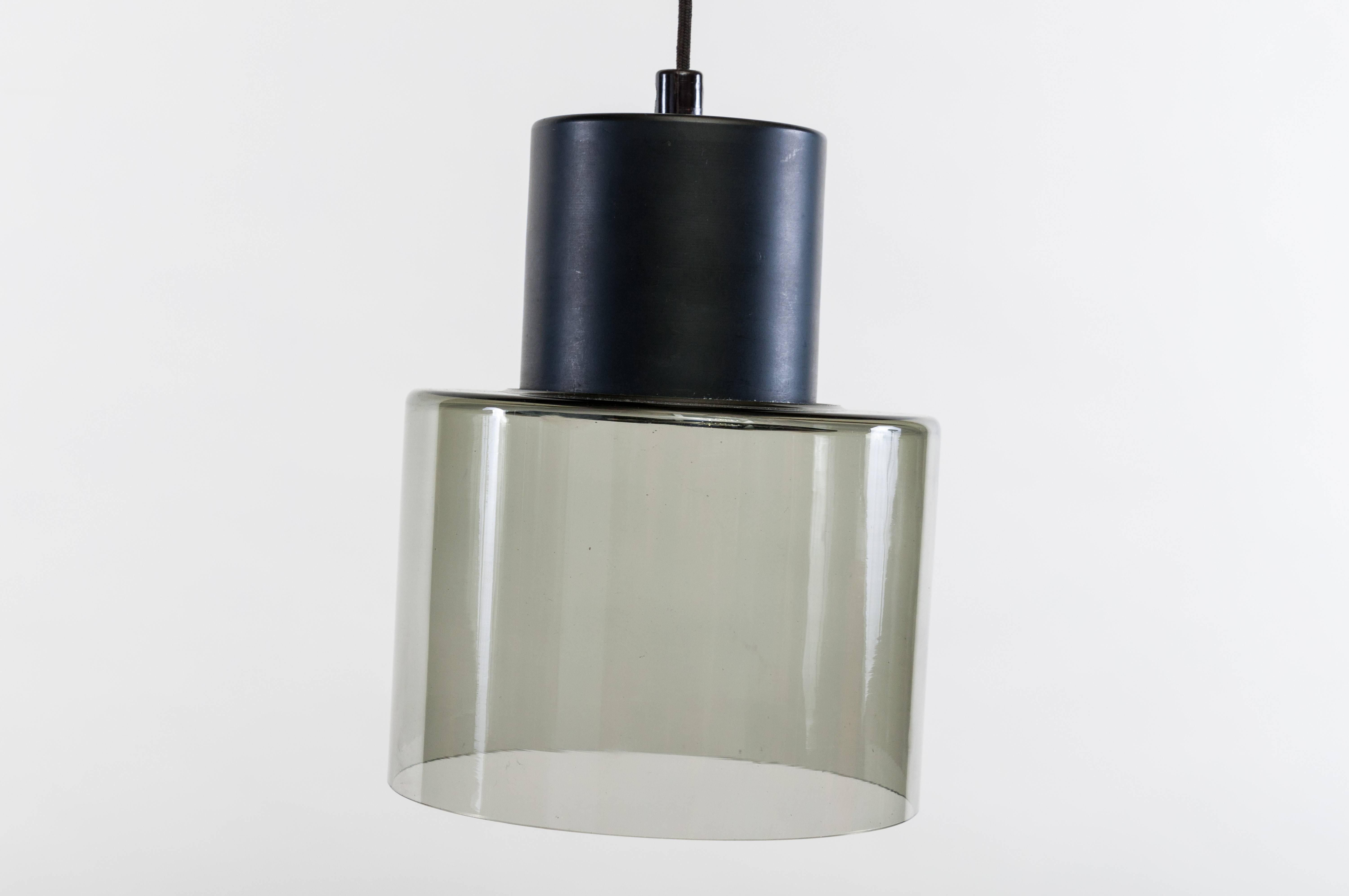 Glass Midcentury Design Ceiling Lamp Hanging Light from Tapio Wirkkala For Sale