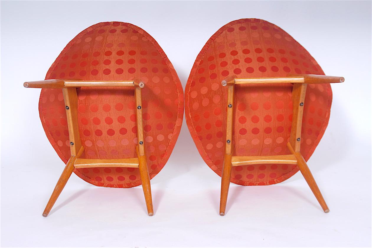 Late 20th Century Midcentury Design Chairs of Miroslav Navratil, 1970s