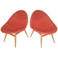 Midcentury Design Chairs of Miroslav Navratil, 1970s