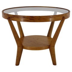 Table basse en chrome et verre fumé design du milieu du siècle - années 1970