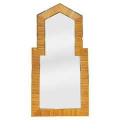 Specchio da terra in legno di design del Medioevo a tutta lunghezza